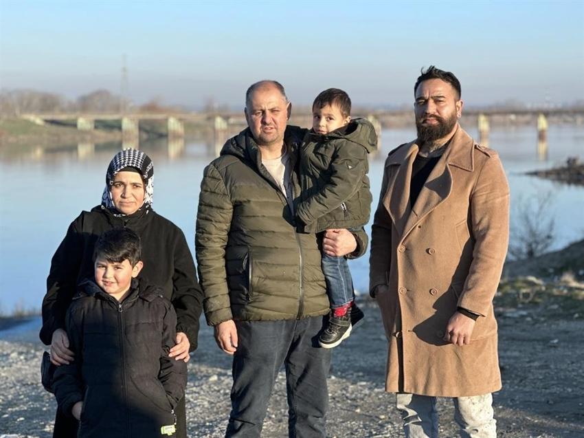DMD hastası Yakup'a destek için portresini Meriç kıyısına çizdi