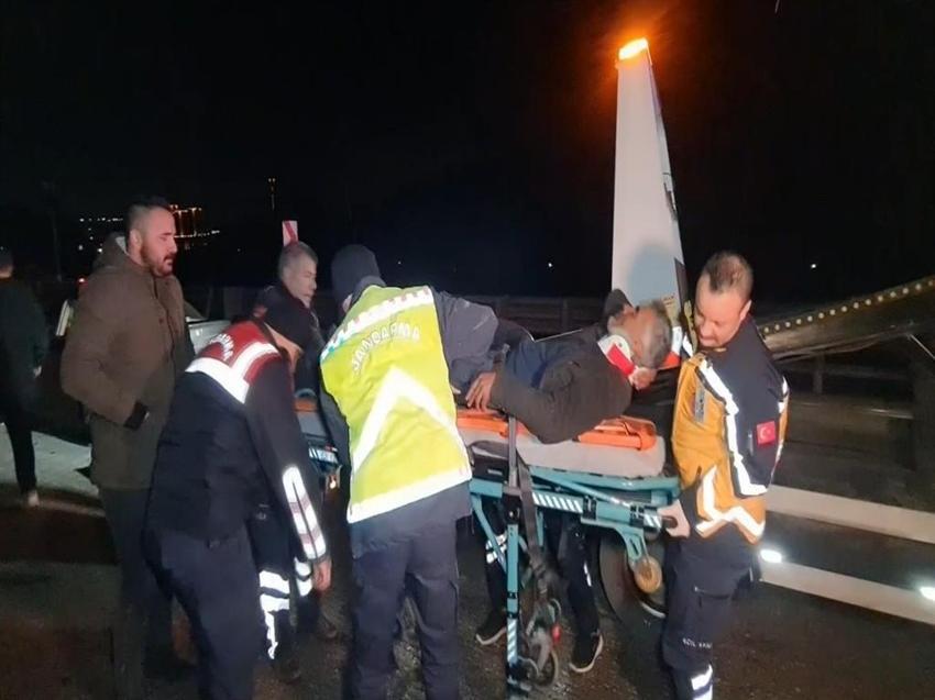 Kaza yerine giden sağlıkçılar araba çarptı! 2’si sağlıkçı 10 yaralı