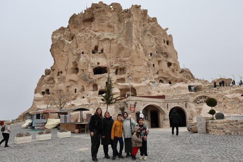 Uçhisar Kalesi'ne ziyaretçi rekoru! Bu yıl 472 bin turisti ağırladı