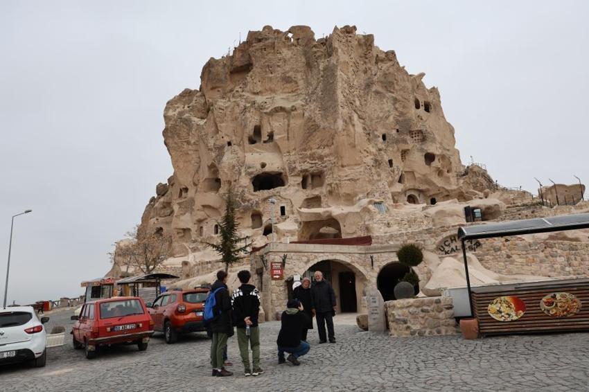 Uçhisar Kalesi'ne ziyaretçi rekoru! Bu yıl 472 bin turisti ağırladı