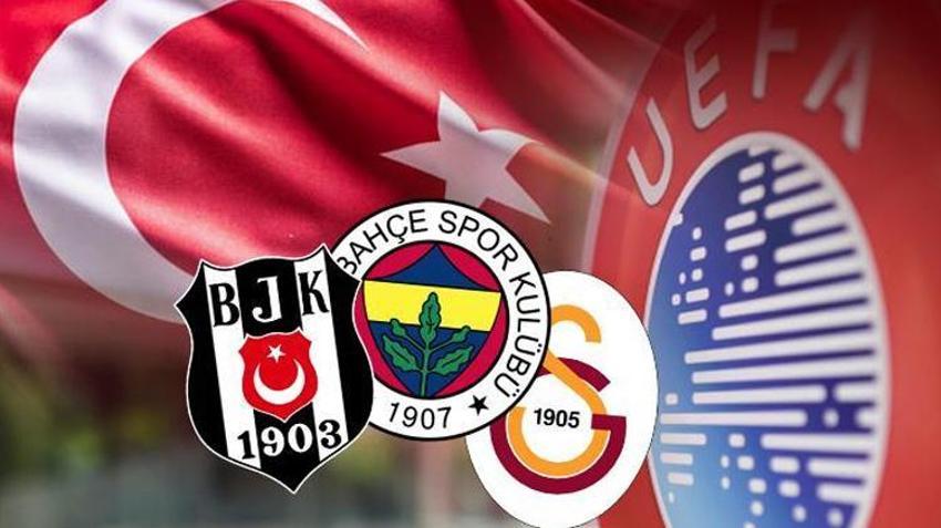 Fenerbahçe ve Galatasaray berabere kaldı, Beşiktaş kazandı! Ülke puanı sıralaması güncellendi