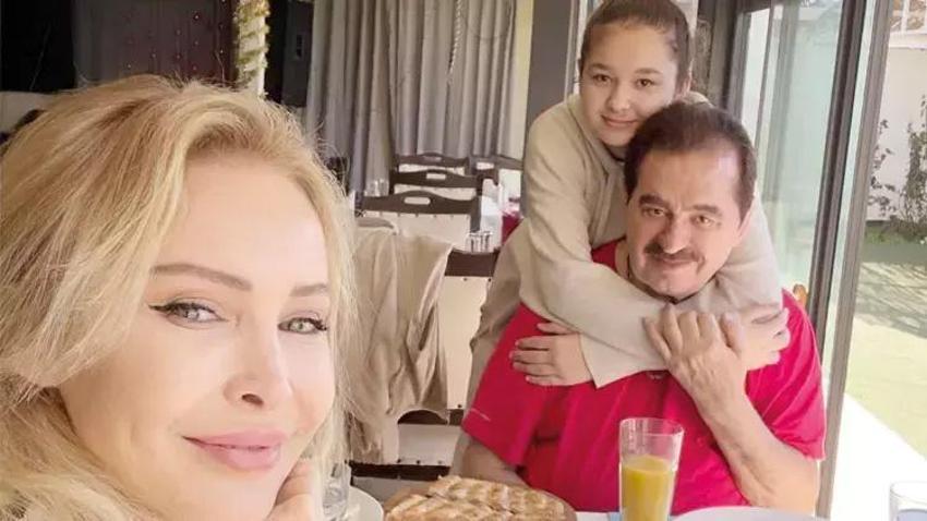 İbrahim Tatlıses eski eşi ile yemekte buluştu! Elif Ada babasının kopyası