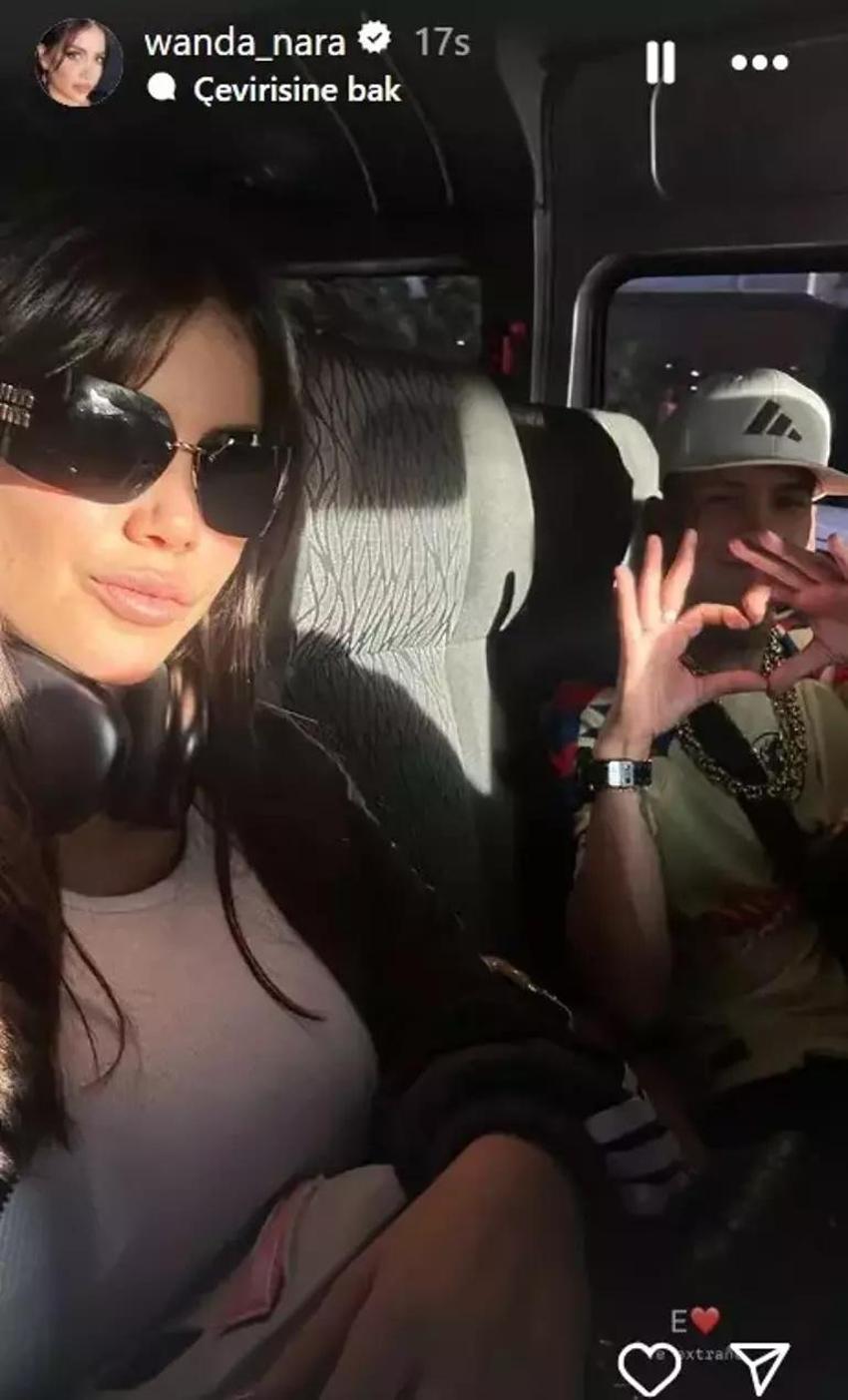 Wanda Nara'nın genç sevgilisiyle keyfi yerinde!