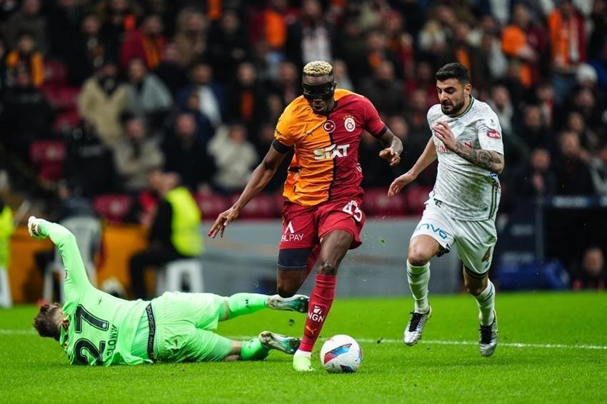 Galatasaray Konyaspor maçında 3 puan tek golle geldi!