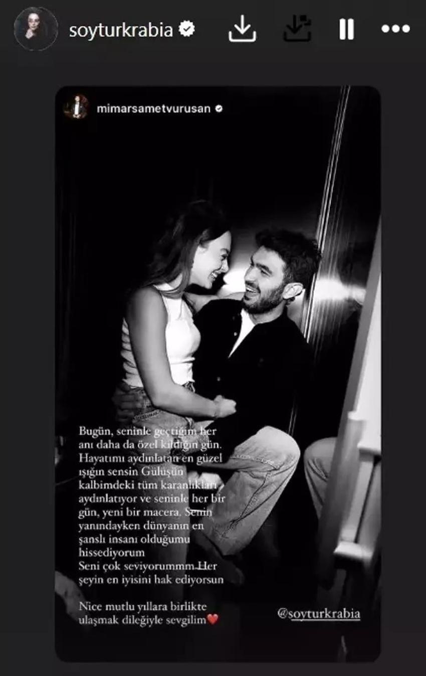 Rabia Soytürk tüylü montuyla poz verdi! Sevgilisi Samet Vuruşan'dan romantik paylaşım