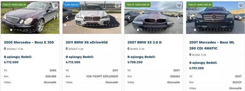 İhaleye giren herkes ucuz otomobil alıyor! İşte satışta olan otomobiller