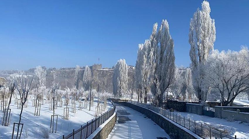 Doğu buz tuttu! Erzurum'da eksi 32 dereceyle kışla mücadele ediliyor