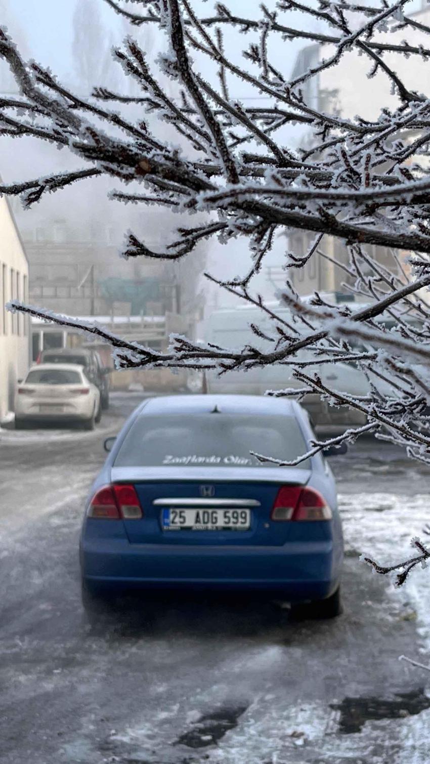 Doğu buz tuttu! Erzurum'da eksi 32 dereceyle kışla mücadele ediliyor