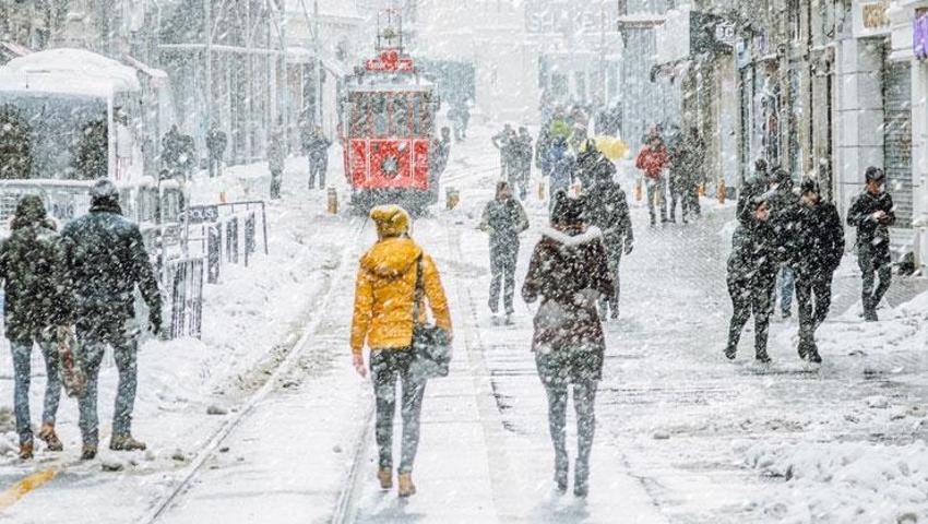 Lapa lapa kar yağışları İstanbul'a geliyor! Meteoroloji tarih vererek illeri uyardı