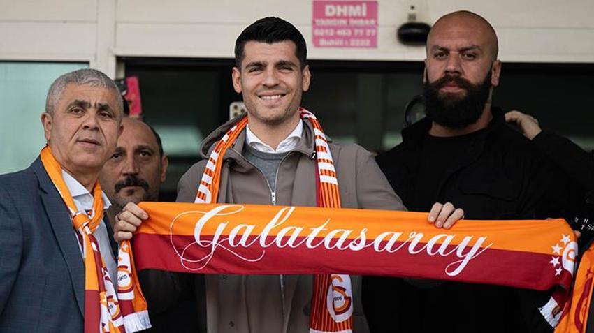 Alvaro Morata, İstanbul'a indi! Havalimanında taraftarı coşturdu