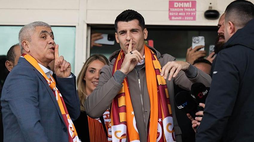 Alvaro Morata, İstanbul'a indi! Havalimanında taraftarı coşturdu