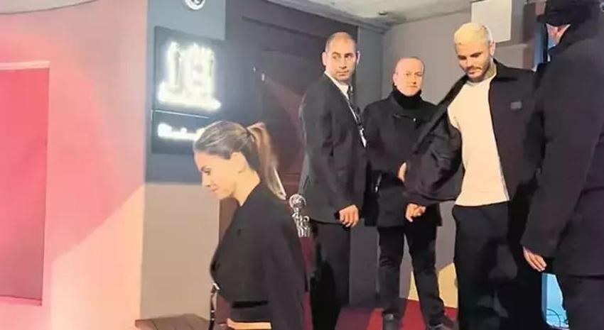 Icardi ve China İstanbul'a gelir gelmez soluğu orada aldılar