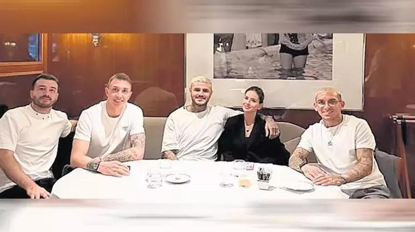 Icardi ve China İstanbul'a gelir gelmez soluğu orada aldılar