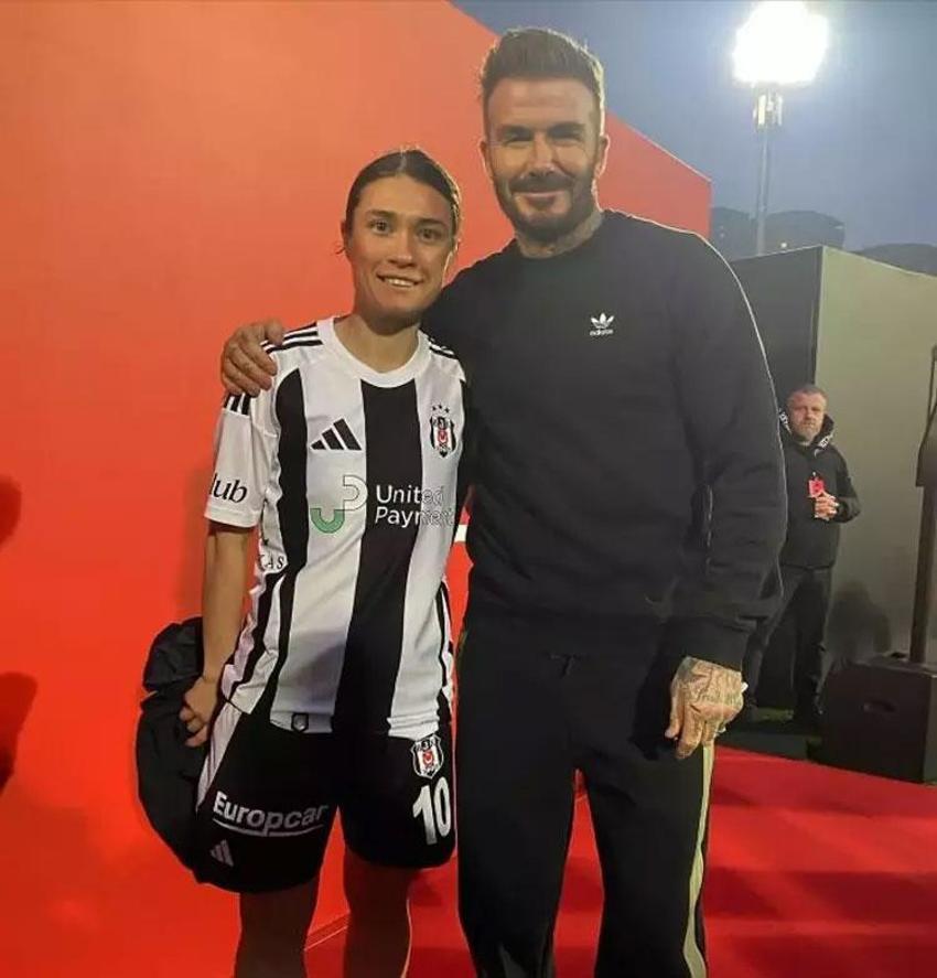 Dünyaca ünlü eski futbolcu David Beckham ve oğlu Romeo İstanbul’da