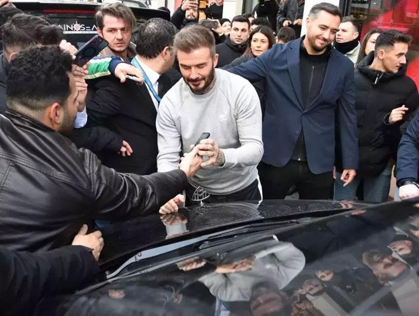 Dünyaca ünlü eski futbolcu David Beckham ve oğlu Romeo İstanbul’da