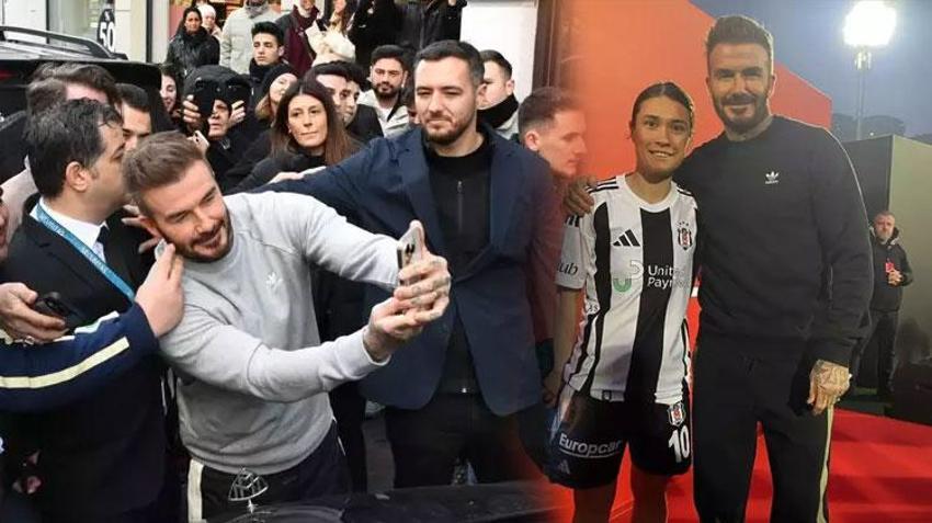 Dünyaca ünlü eski futbolcu David Beckham ve oğlu Romeo İstanbul’da