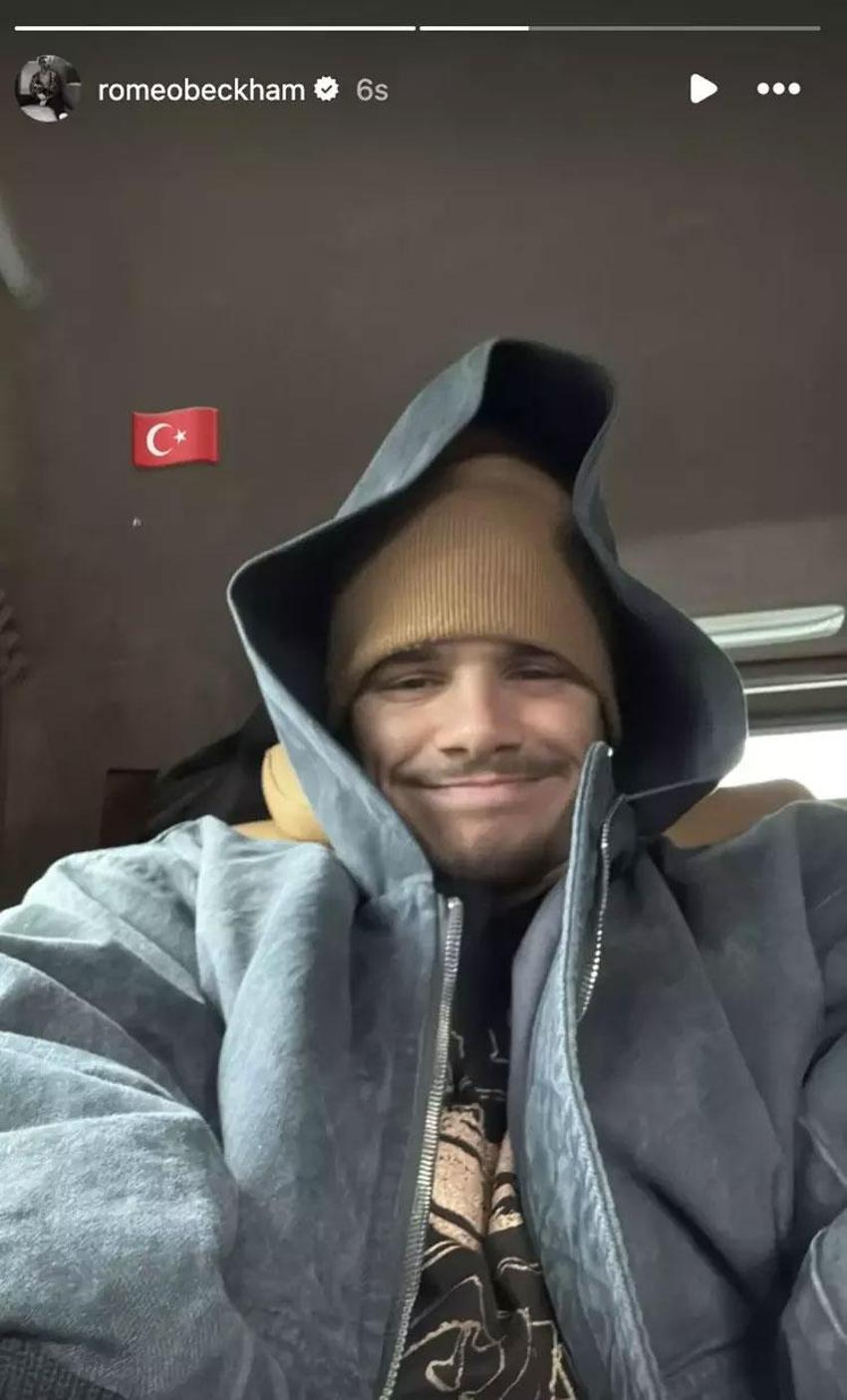 Dünyaca ünlü eski futbolcu David Beckham ve oğlu Romeo İstanbul’da