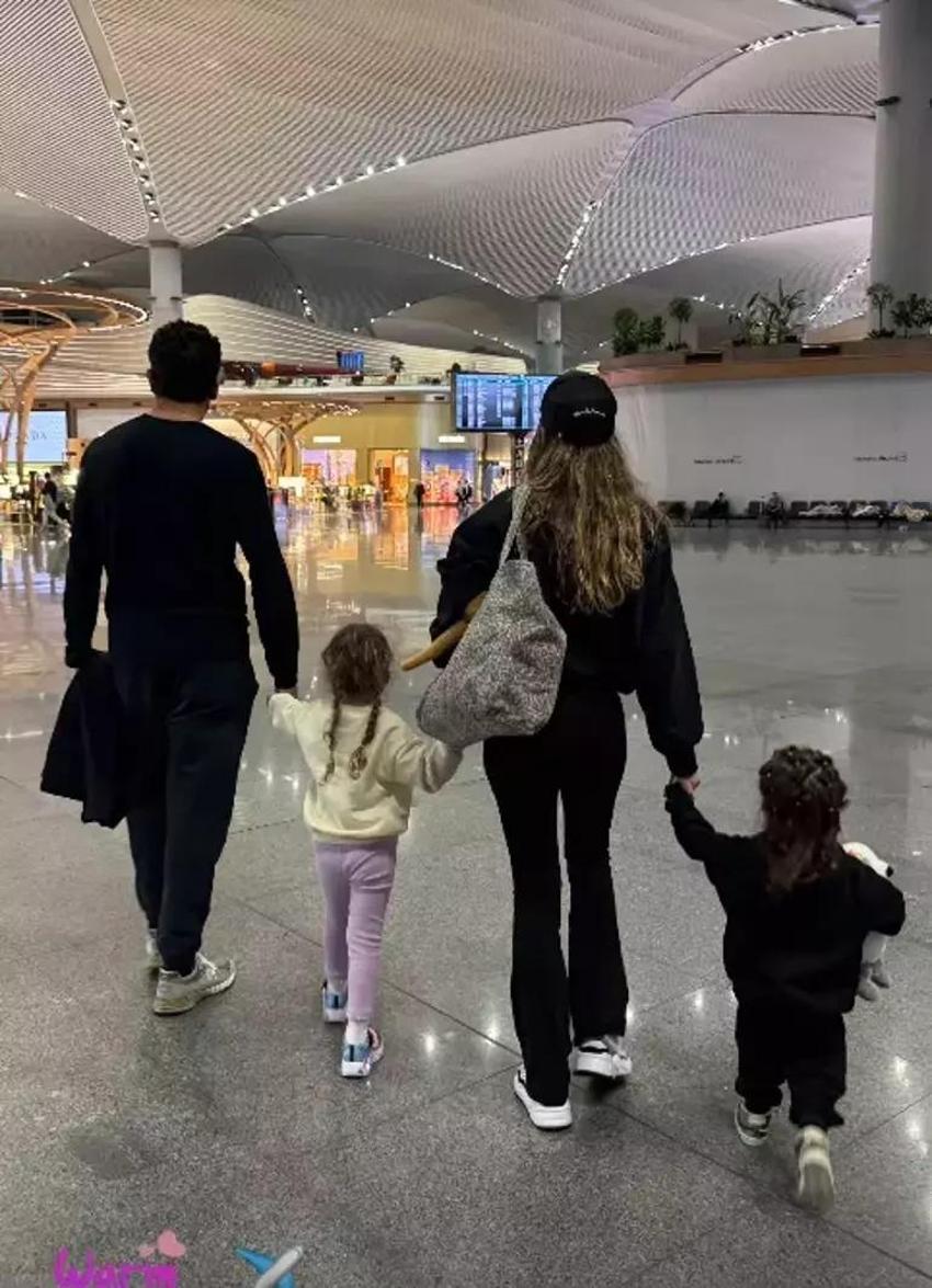 Sinem Kobal tatil pozlarını paylaştı! Kızı Lalin ve Leyla da yanında