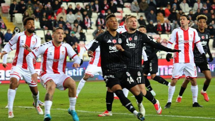 Sivasspor Beşiktaş maçı! Kartal deplasmanda 3 puanın 2 golle aldı
