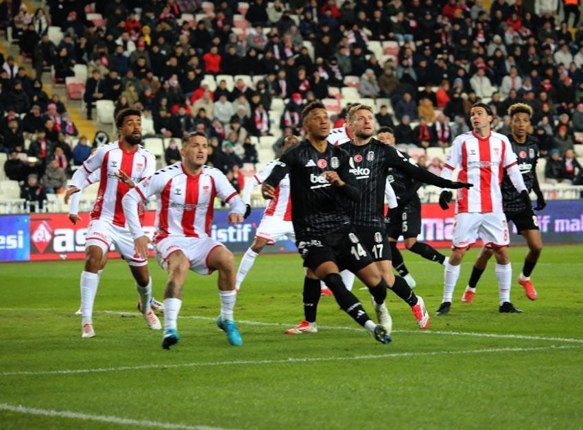 Sivasspor Beşiktaş maçı! Kartal deplasmanda 3 puanın 2 golle aldı