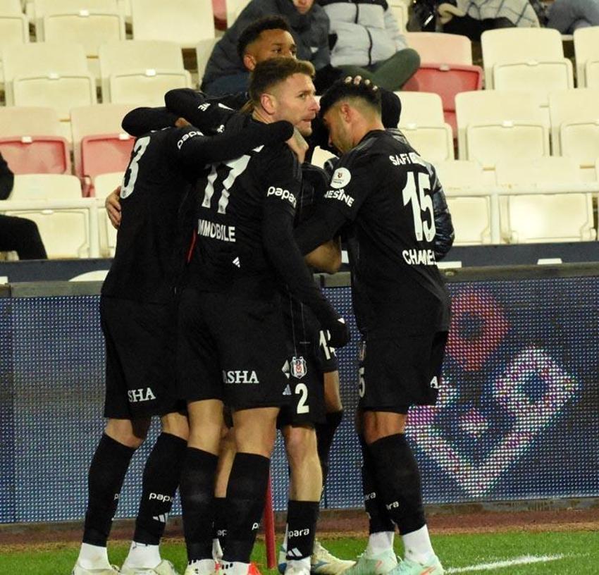 Sivasspor Beşiktaş maçı! Kartal deplasmanda 3 puanın 2 golle aldı