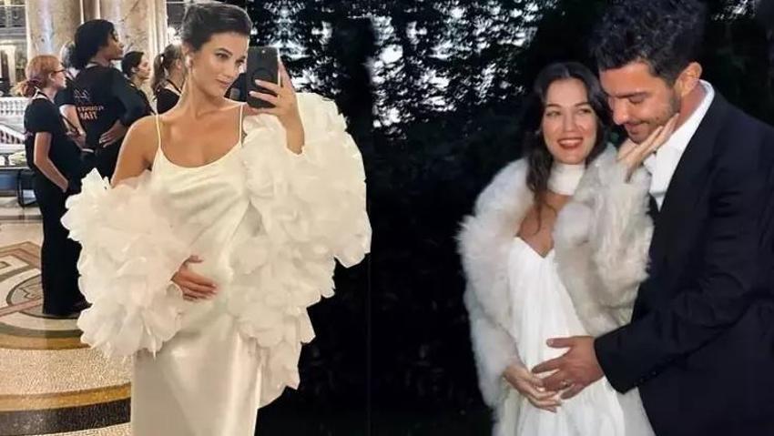 Pınar Deniz'den karnı burnunda poz: 'Canımız tatlı çekti'