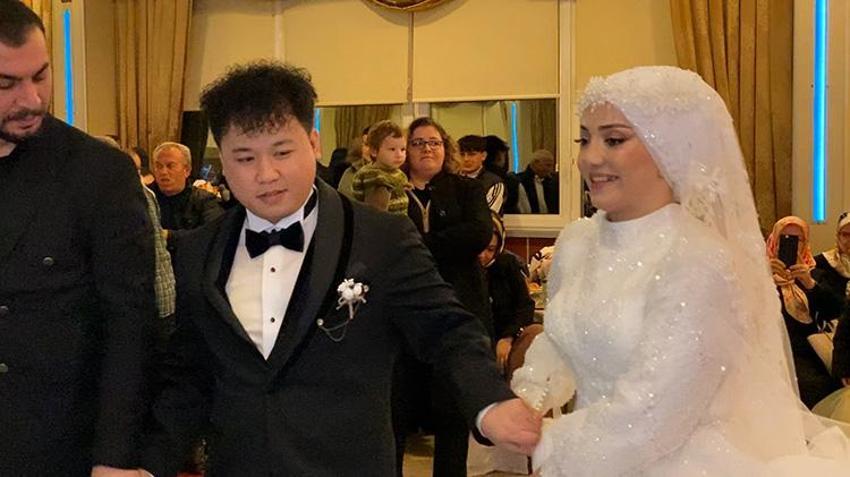 Sevgi engel tanımıyor! Aşkı için müslüman oldu, 5 bin kilometre yol kat etti Rize'ye Çin'den damat geldi