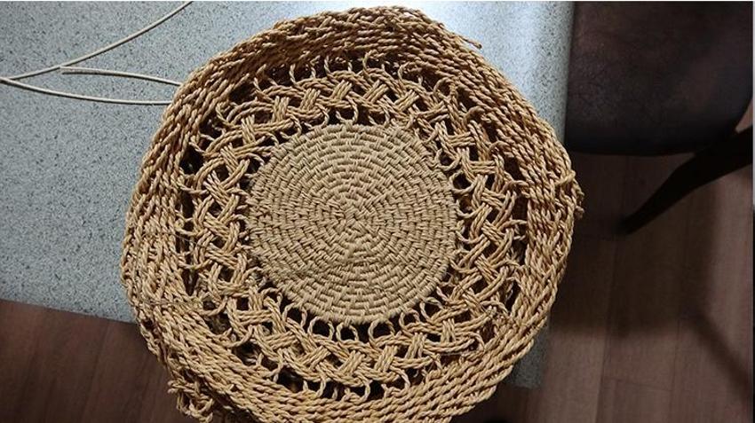 Trabzon'da şehirde yaşayan kadınlar sepet örmeyi öğreniyor! Kursa yoğun ilgi var