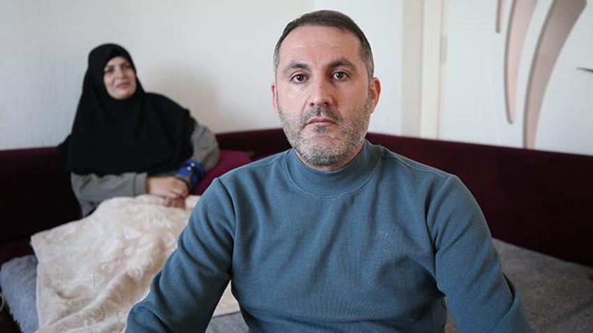 12 yıldır yürüyemeyen eşinin hizmetkarı oldu! Muş'ta MS hastası kadının her işinde eşi yardımcı oluyor