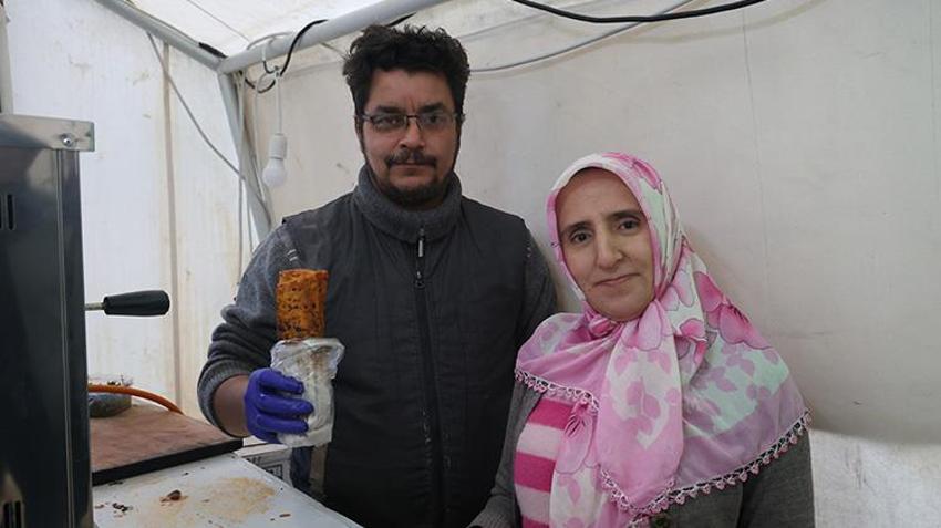 Hatay'da depremde sığındıkları çadır şimdi ekmek teknesi oldu