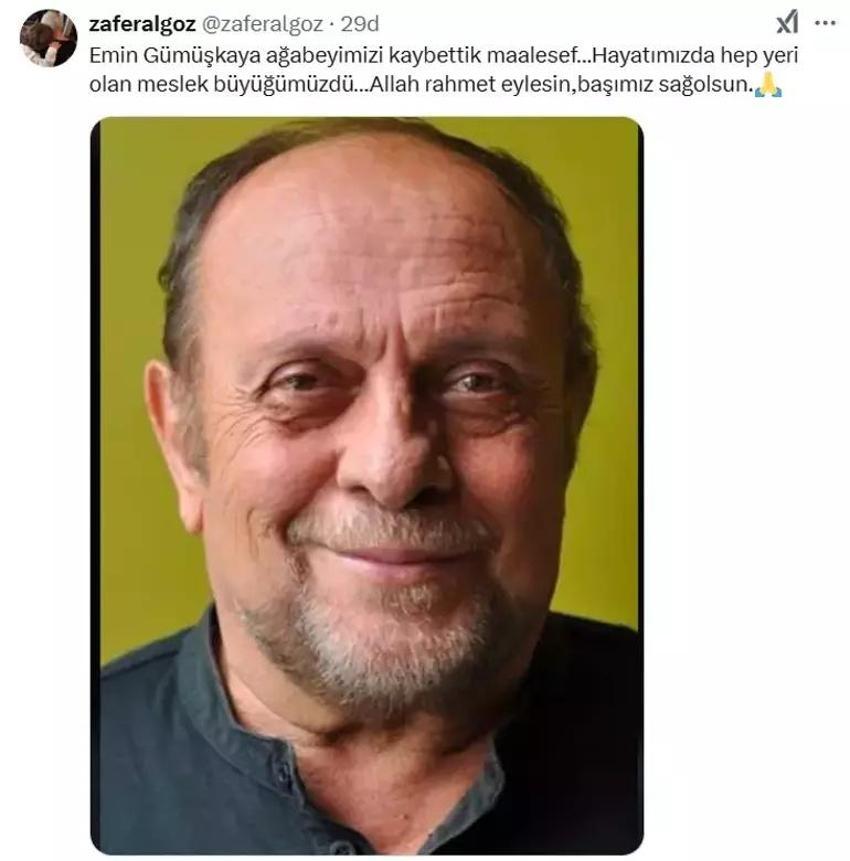 Usta sanatçı Emin Gümüşkaya hayatını kaybetti