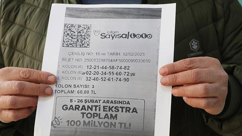 Diyarbakır'da emekliye talih kuşu kondu: 60 TL'ye oynadı, 12,5 milyon lira ikramiye kazandı!