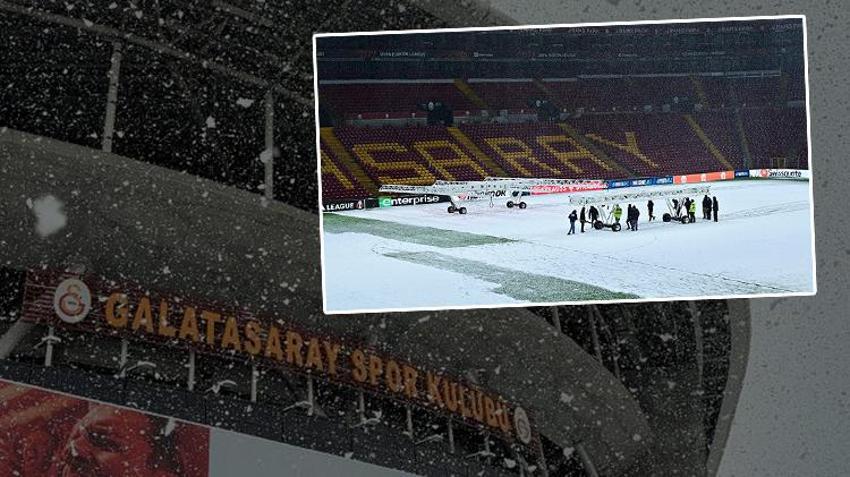 Galatasaray-AZ Alkmaar maçı ertelenecek mi? Yoğun kar yağışı sonrası son durum