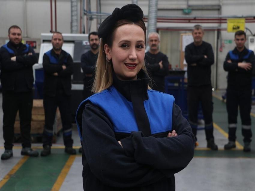 Döküm fabrikasının tek kadın tornacısı! Ankara'da başarı hikayesi yazıyor
