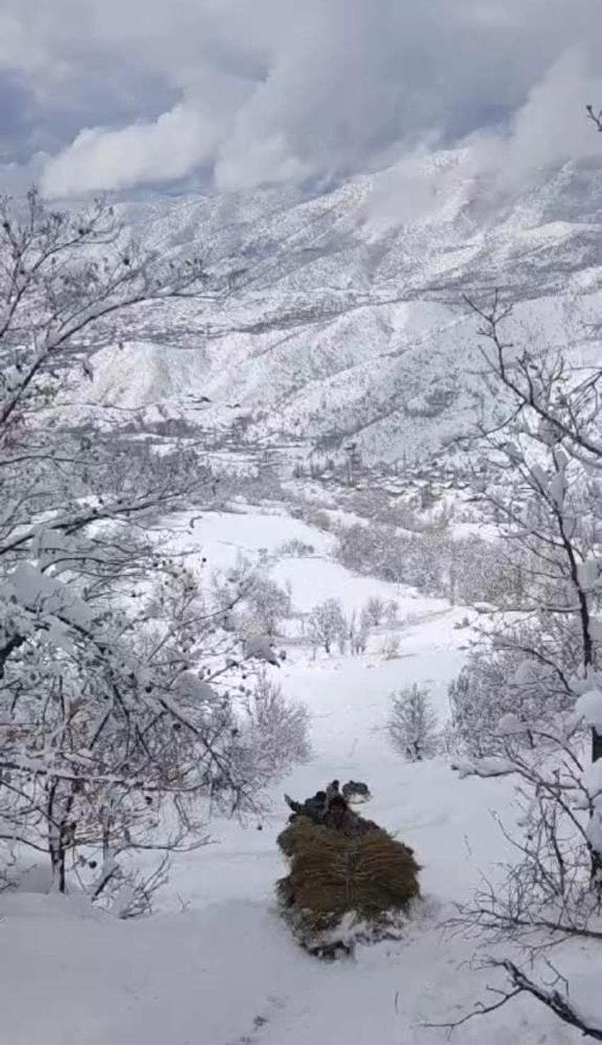 Hakkari'de 30 yıldır aynı yöntem kullanılıyor! 3 bin metreden indiriyorlar