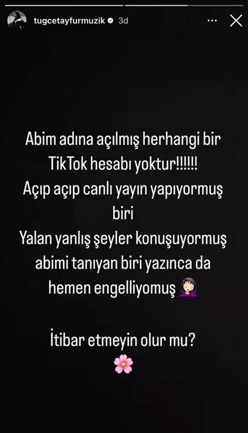 Tuğçe Tayfur takipçilerini uyardı! Ağabeyi hedefte