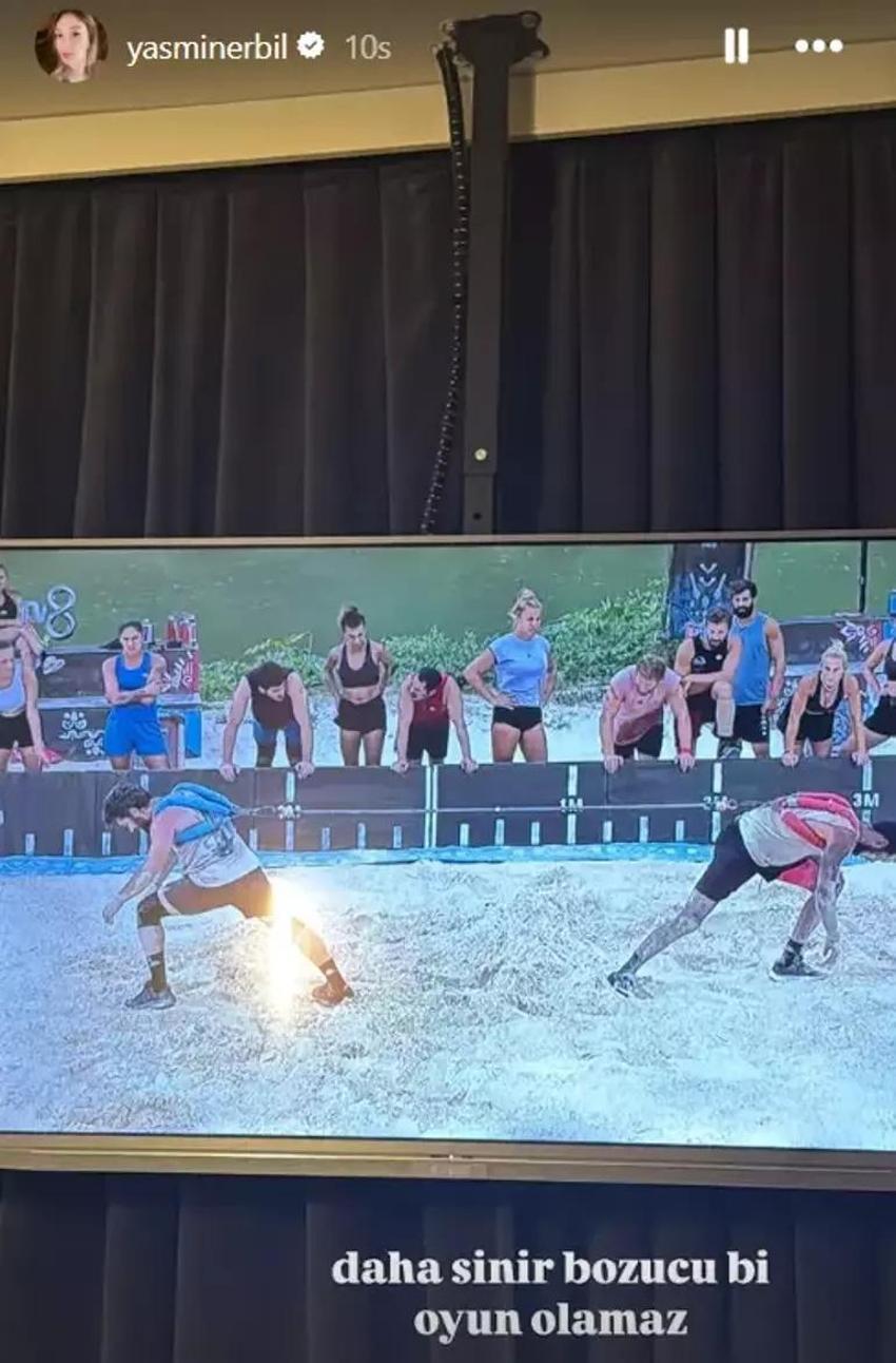 Survivor'da bayıltan oyun! Yasmin Erbil ekran başında isyan etti