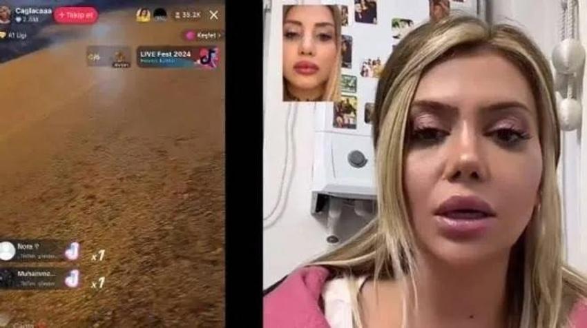 Canlı yayında kavga! TikTok fenomeni kadınlar birbirine girdi