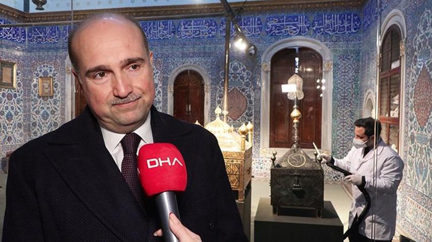 Topkapı Sarayı'nda bulunan kutsal emanetler ramazan ayına hazırlanıyor
