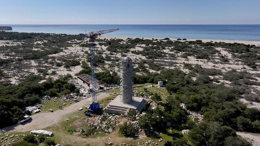Patara'da tarihi dönüm noktası: Deniz feneri yeniden denizcileri selamlayacak