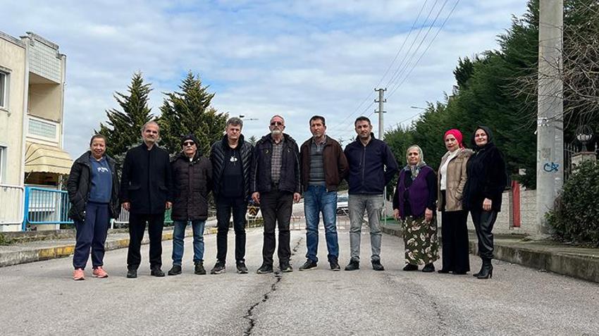 İzmit'te korkutan görüntü! İstinat duvarında dökülme oldu yarıklar her geçen gün büyüyor