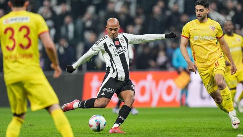 Beşiktaş galibiyet serisini Kayserispor karşısında da sürdürdü