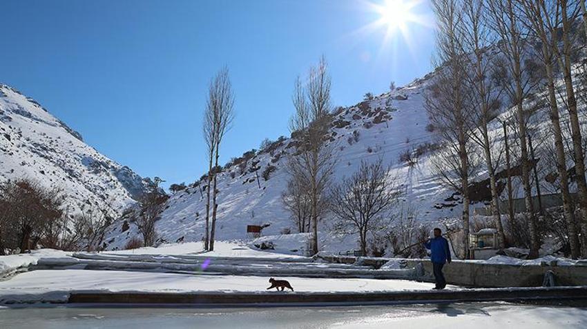 Bayburt'ta sıfırın altında 20 derecede yaşam mücadelesi! Dağ köyünde balık yetiştiriyorlar