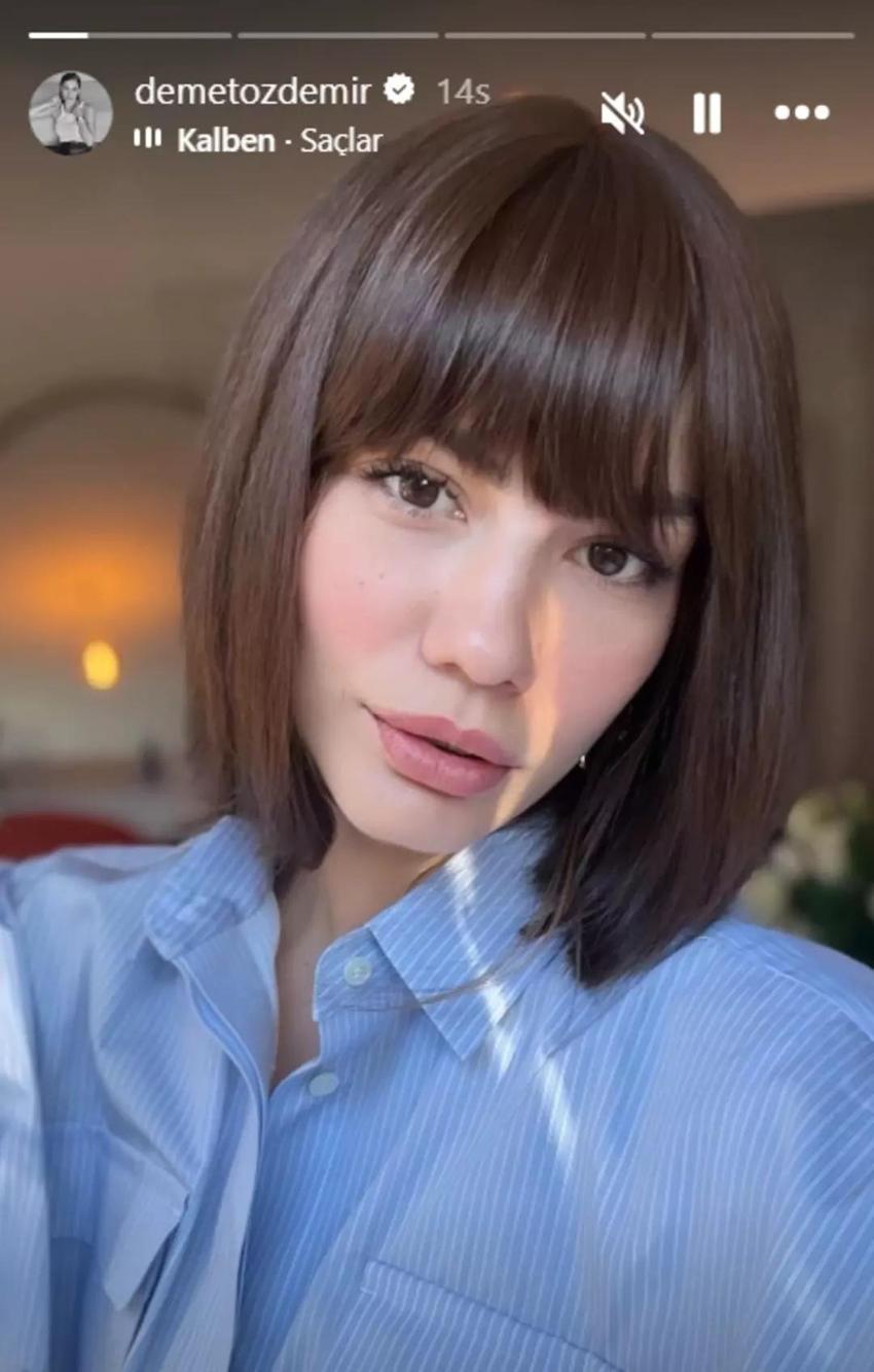 Demet Özdemir peruk taktı! Kısa saçlı hali mest etti