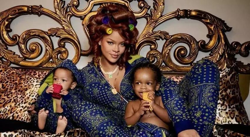 Rihanna doğum fotoğraflarını paylaştı! 'İnciler ve güneş gözlüğüyle doğurdum'