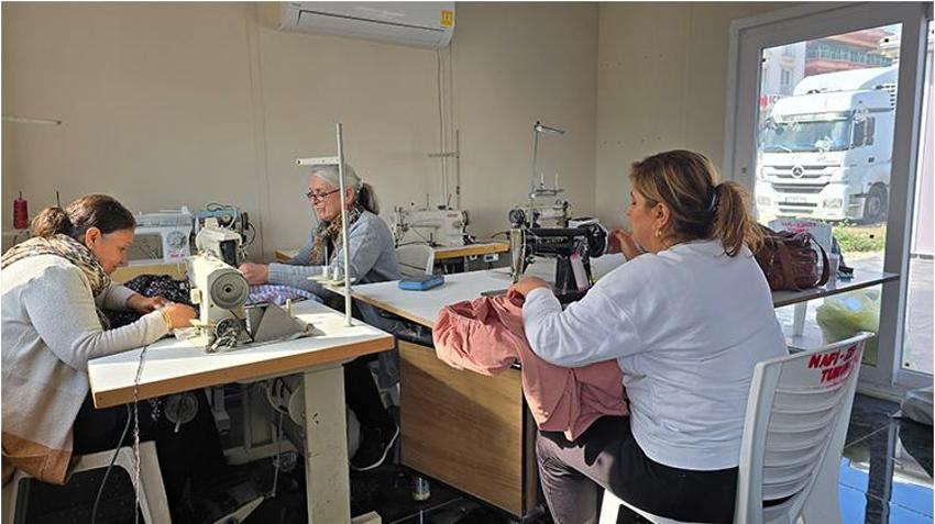 Hatay'da depremzede kadınlara ekmek kapısı açıldı! Gönüllü eğitmenler ön ayak oldu