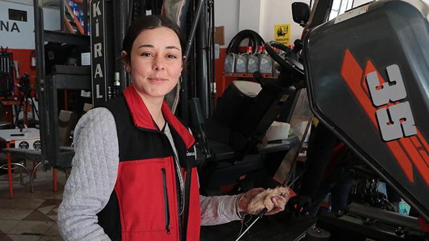 Kayserili kız ağabeyine özendi sanayide çırak oldu! 'Sanayide çalışmayı seviyorum'