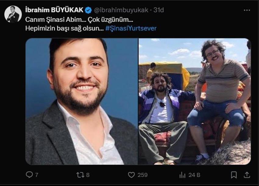 Ünlü oyuncu Şinasi Yurtsever hayatını kaybetti