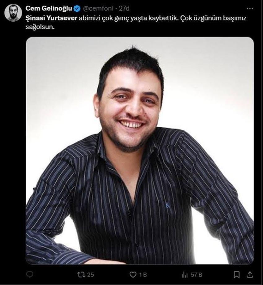 Ünlü oyuncu Şinasi Yurtsever hayatını kaybetti