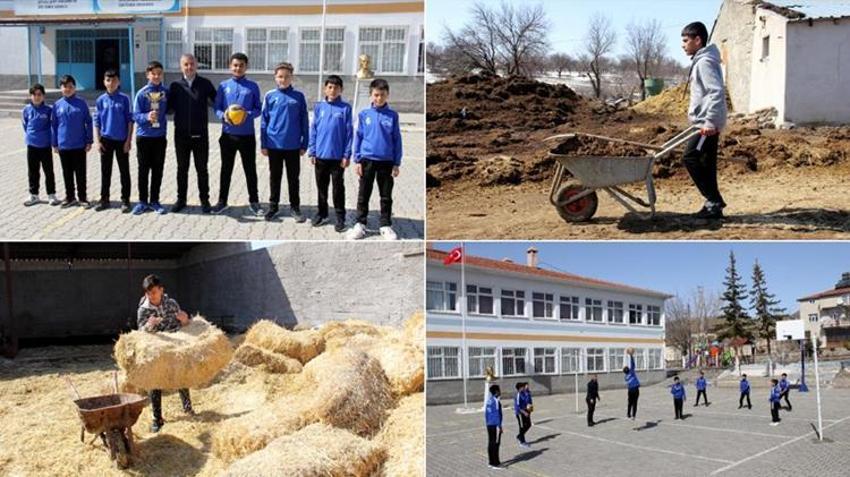 Kayseri'de köy okulunda başladılar, kısa sürede şampiyon oldular